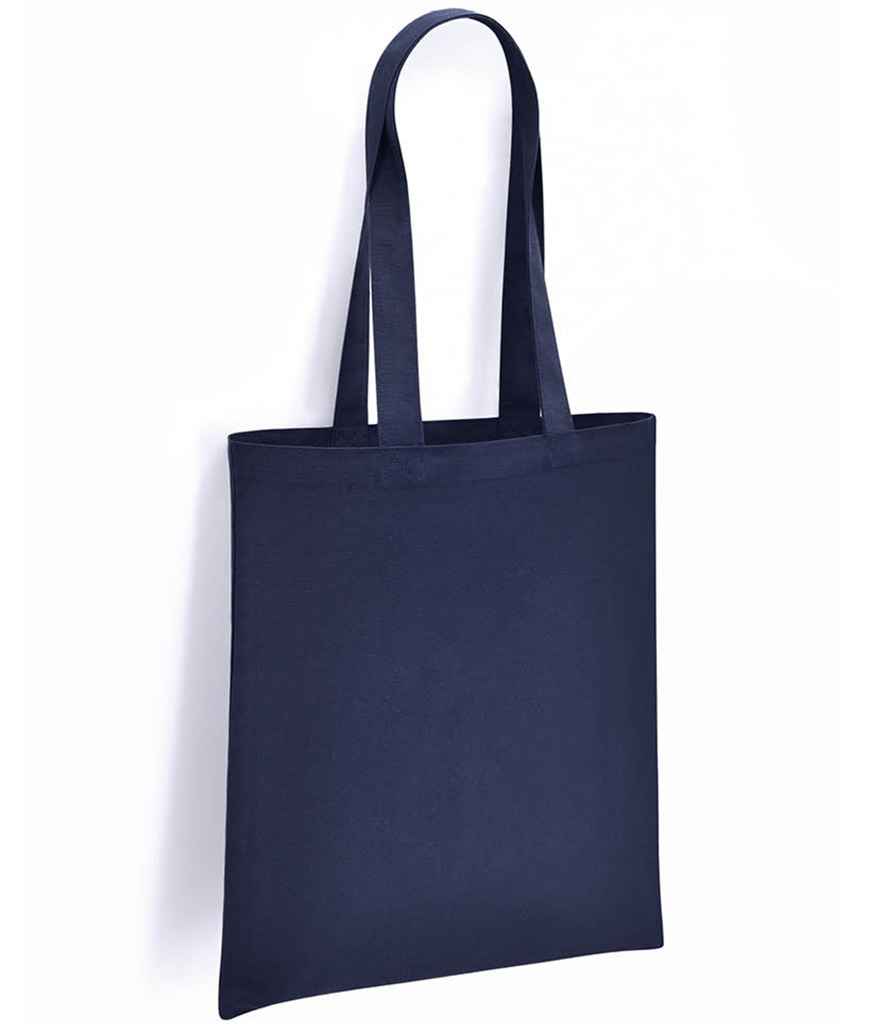Brand Lab Organic Cotton Long Handle Shopper - Navy