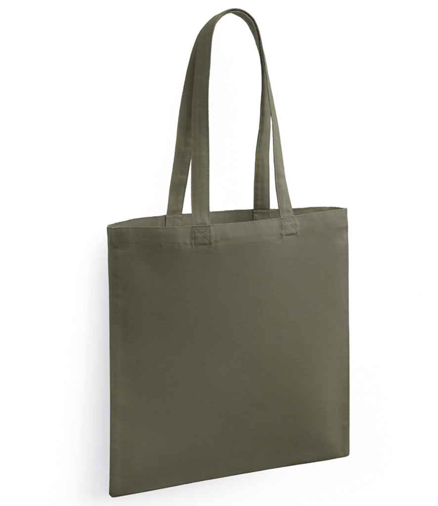 Brand Lab Organic Cotton Long Handle Shopper - Olive Green