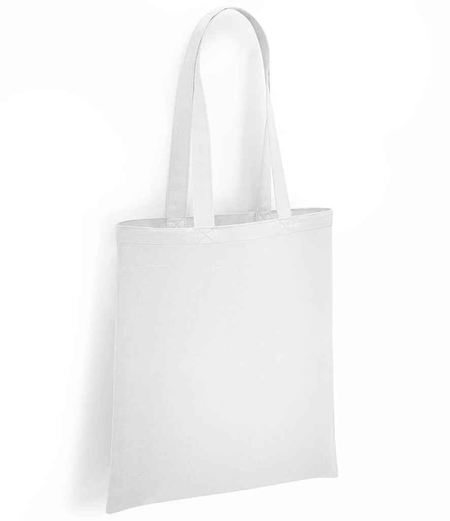 Brand Lab Organic Cotton Long Handle Shopper - White