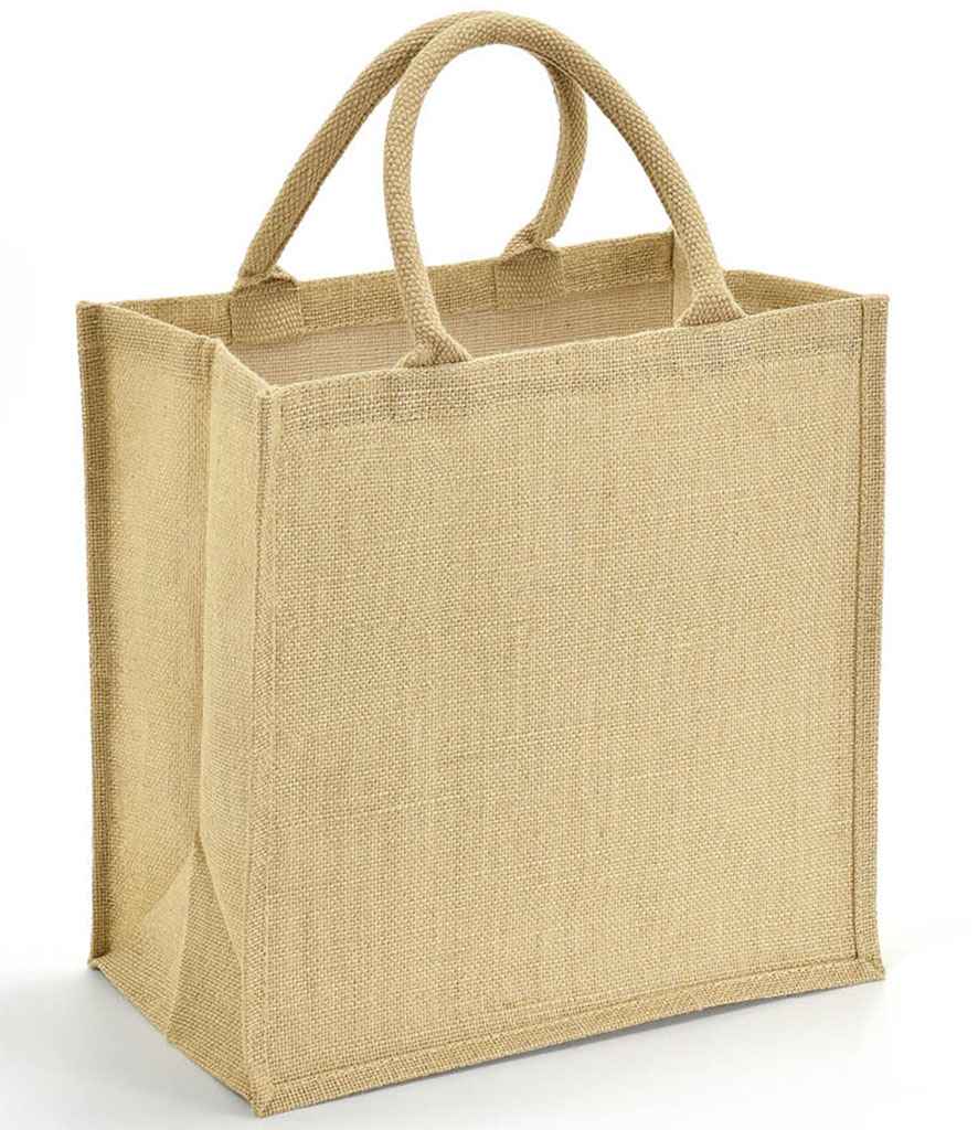 Brand Lab Natural Jute Tote Bag - Natural