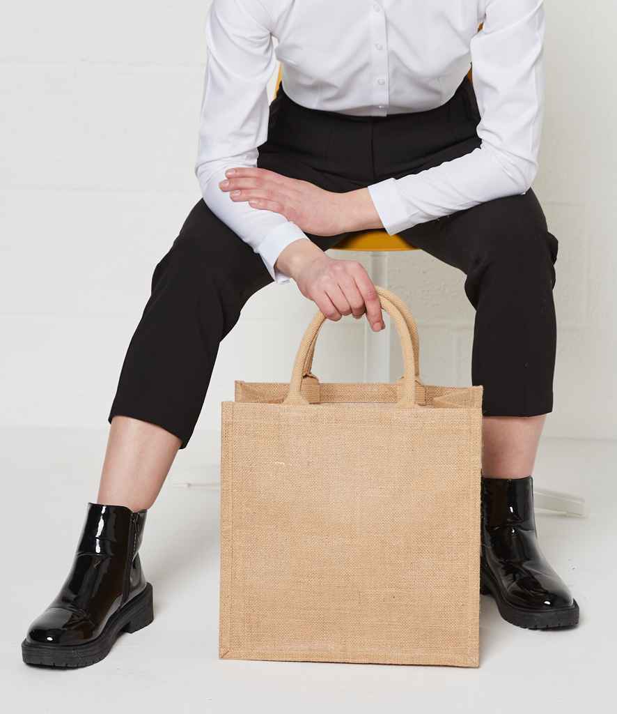 Brand Lab Natural Jute Tote Bag - Natural