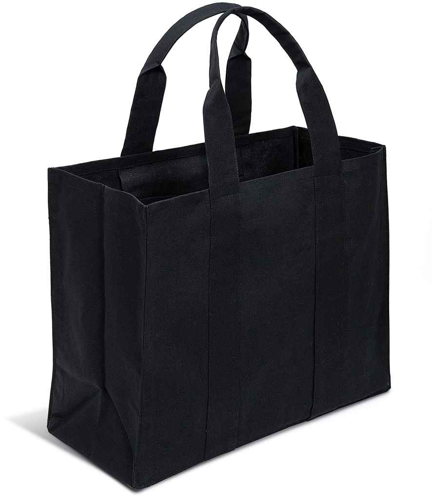 Brand Lab Canvas Wrap Tote Bag - Black/Black