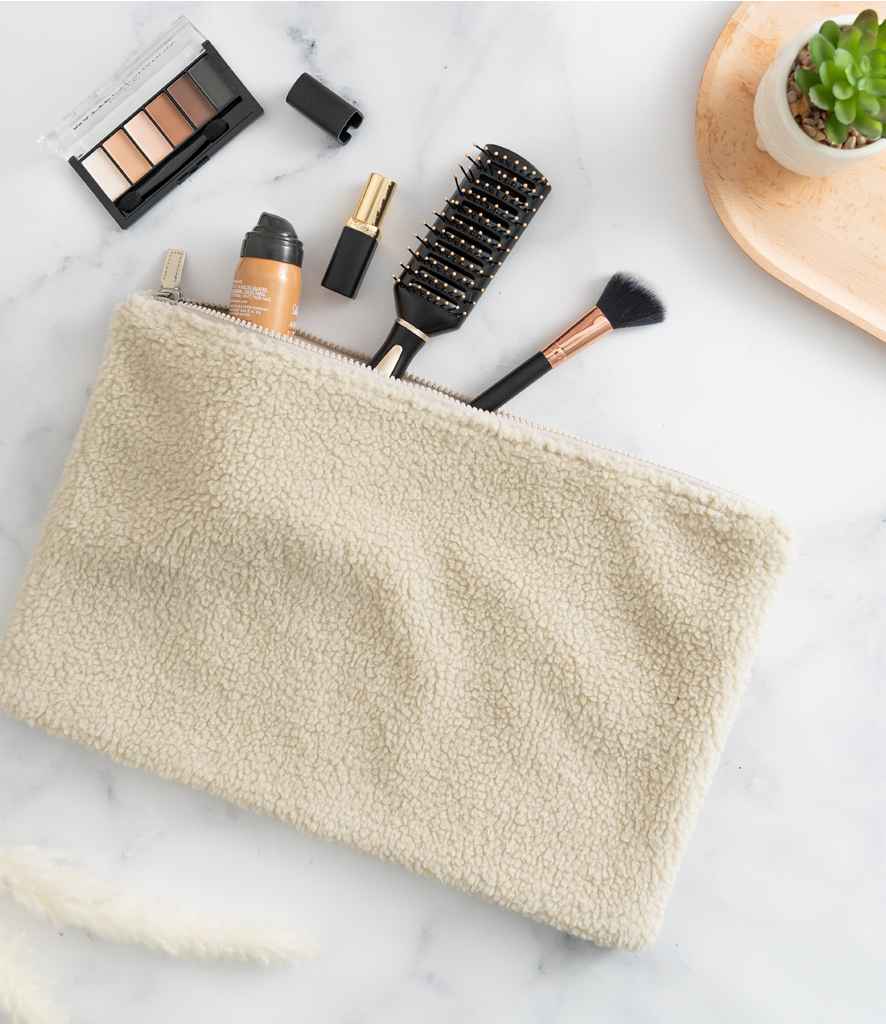 Brand Lab Borg Fleece Accessory Sleeve - Natural
