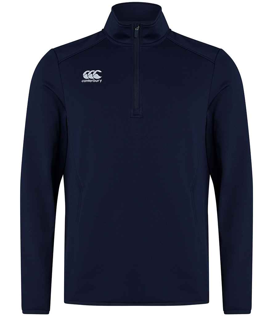 Canterbury Club Zip Neck Mid Layer Training Top - Navy