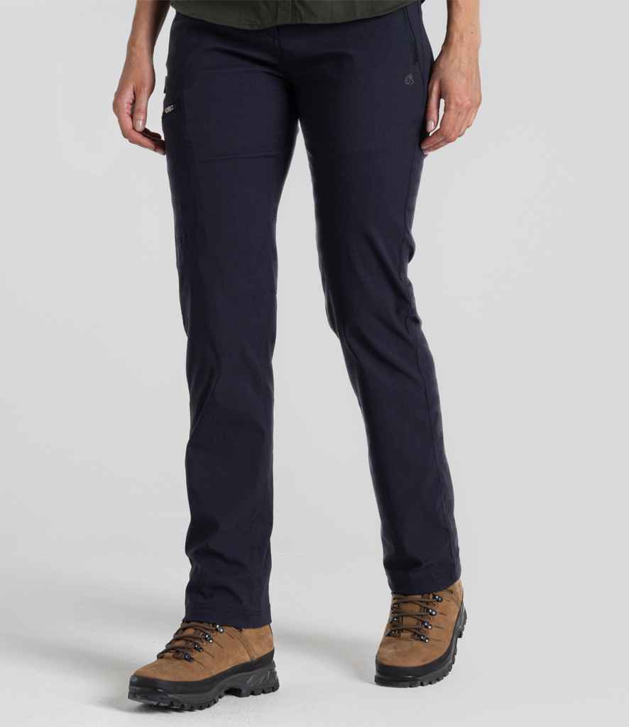 Craghoppers Expert Ladies Kiwi Pro Stretch Trousers - Dark Navy