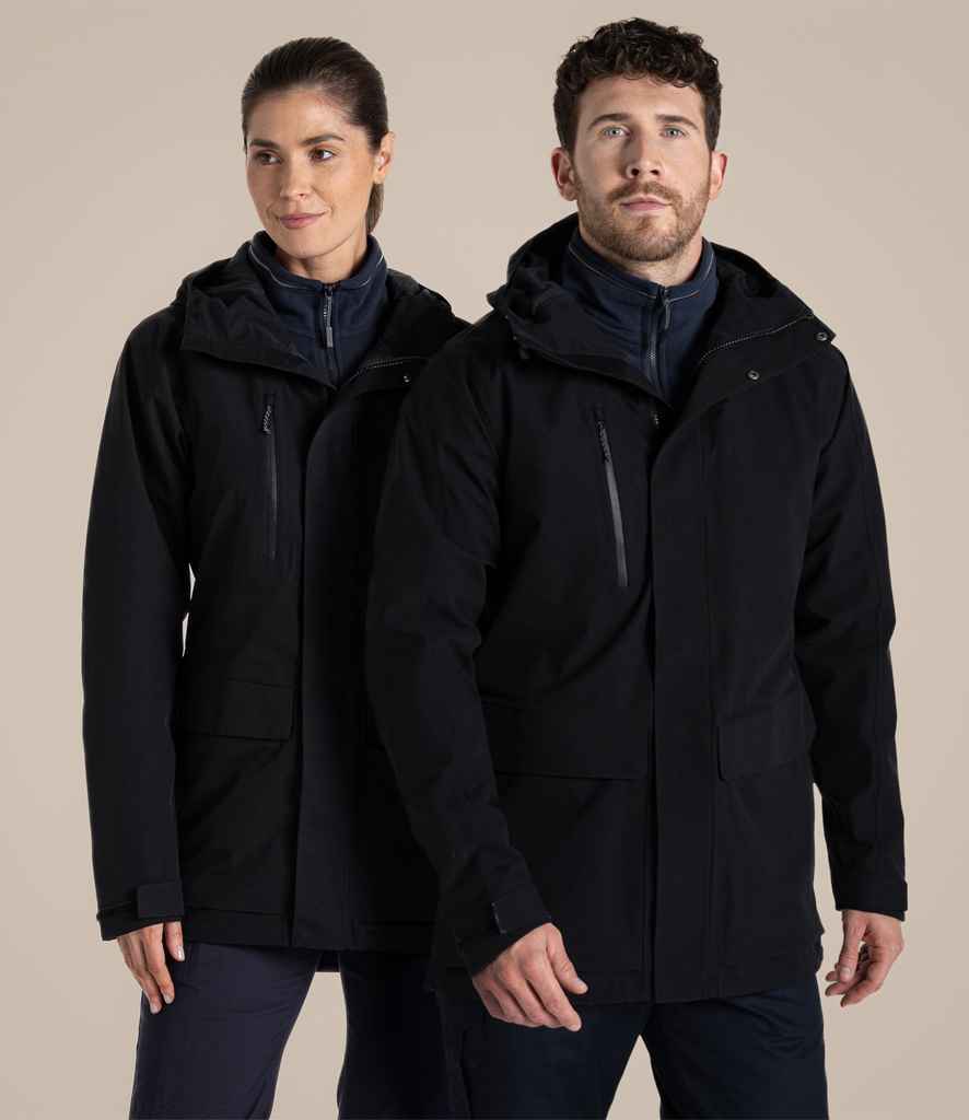 Craghoppers Expert Kiwi Pro Stretch Long Jacket - Black