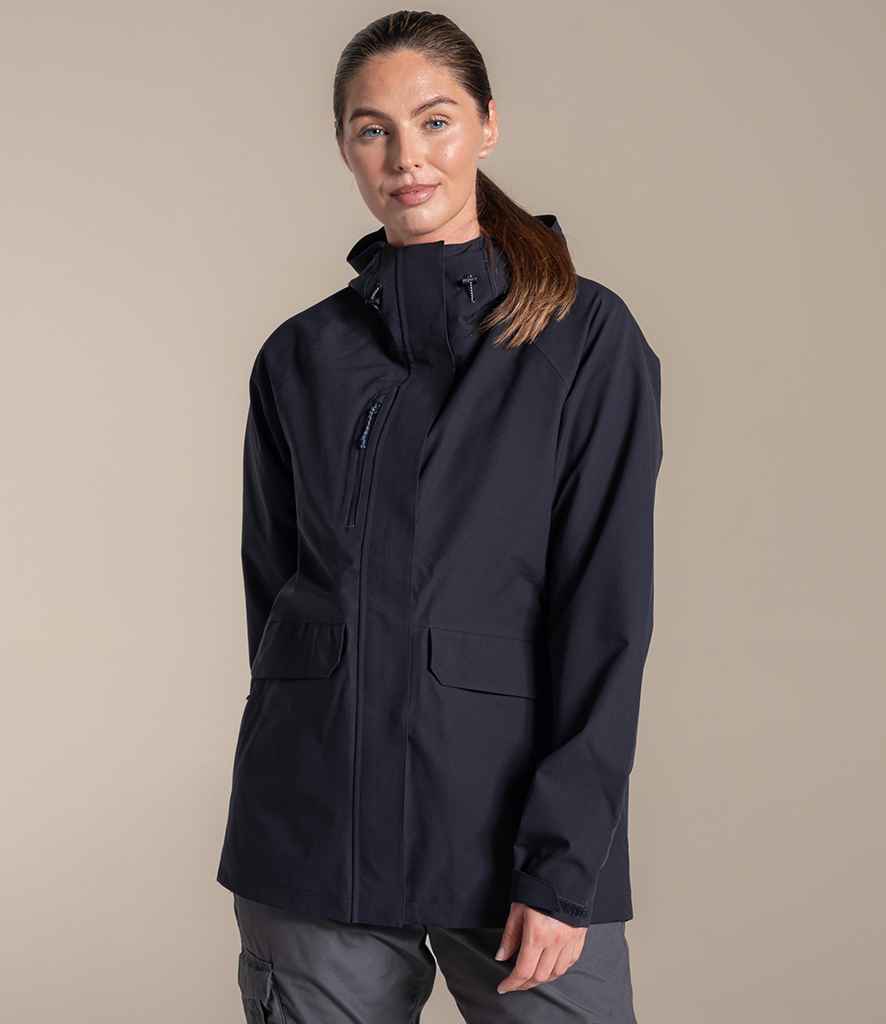 Craghoppers Expert Ladies Kiwi Pro Stretch Long Jacket - Navy