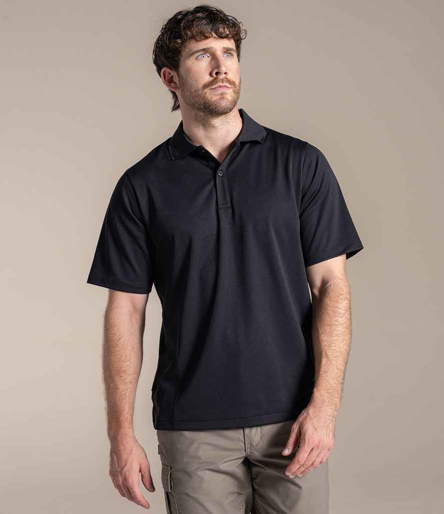 Craghoppers Expert Basecamp Wicking Polo Shirt - Black