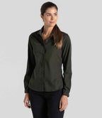 Craghoppers Expert Ladies Kiwi Long Sleeve Shirt - Dark Cedar Green