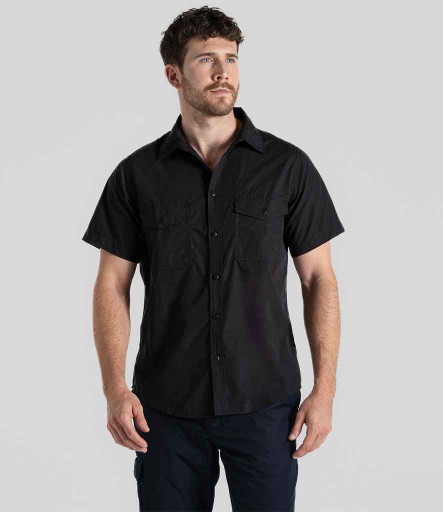 Craghoppers Expert Kiwi Short Sleeve Shirt - Black