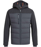 Craghoppers Workwear Castleford Hybrid Jacket - Black/Carbon Grey