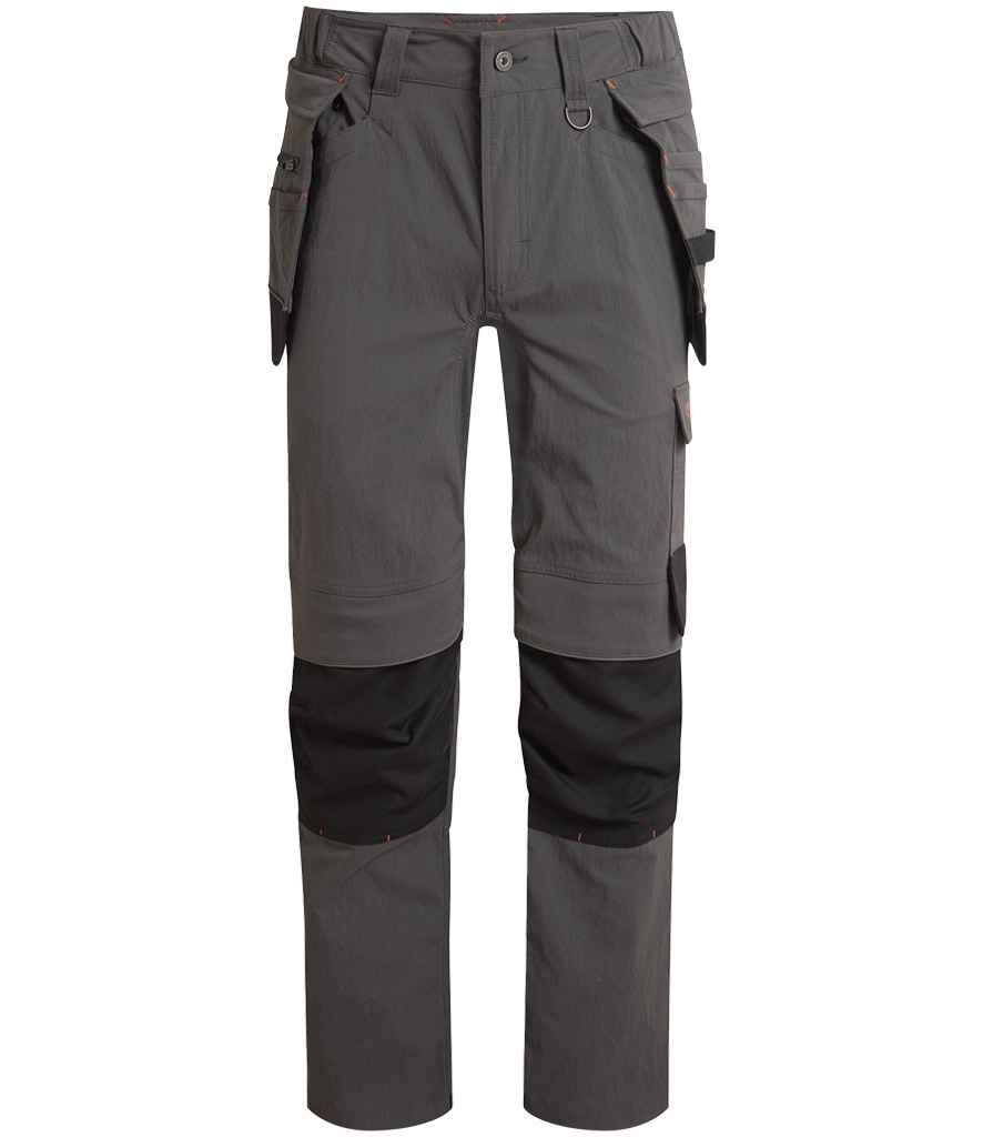 Craghoppers Workwear Sheffield Holster Trousers - Carbon Grey/Black