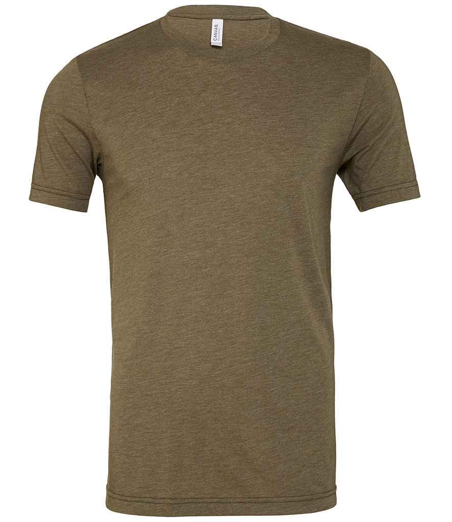 Canvas Unisex Tri-Blend T-Shirt - Olive Green Tri-Blend