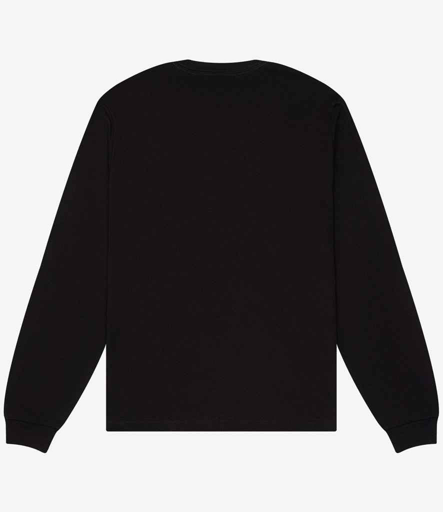 Canvas Unisex Heavyweight Long Sleeve Boxy T-Shirt - Black