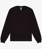 Canvas Unisex Heavyweight Long Sleeve Boxy T-Shirt - Black