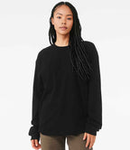 Canvas Unisex Heavyweight Long Sleeve Boxy T-Shirt - Black