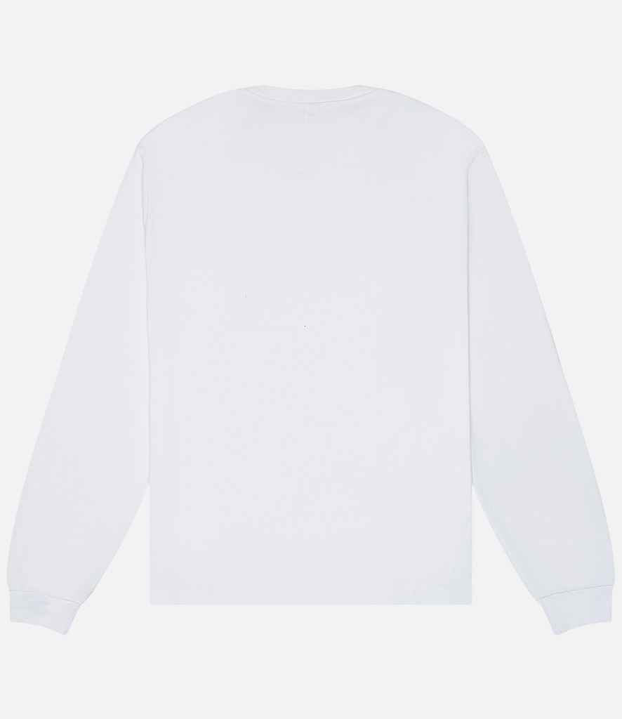 Canvas Unisex Heavyweight Long Sleeve Boxy T-Shirt - White