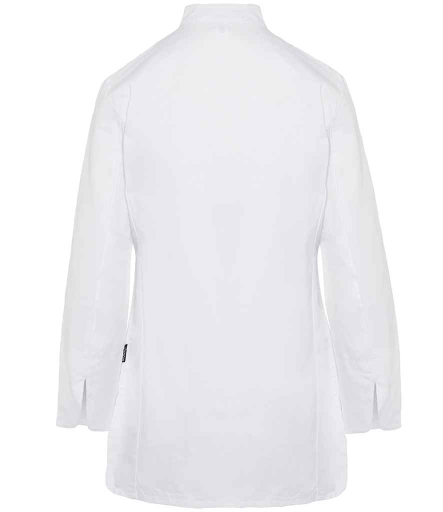 Dennys Ladies Long Sleeve Premium Chef's Jacket - White