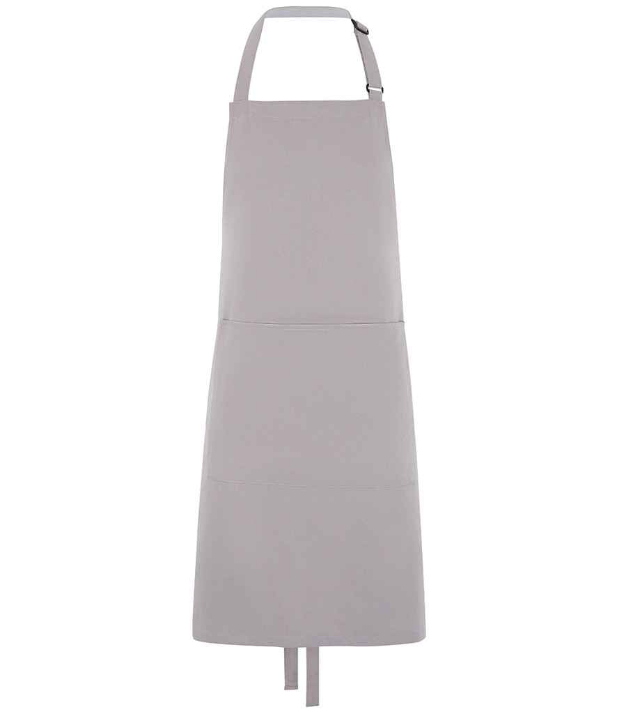 Dennys Polyester Bib Apron with Pocket - Griffin
