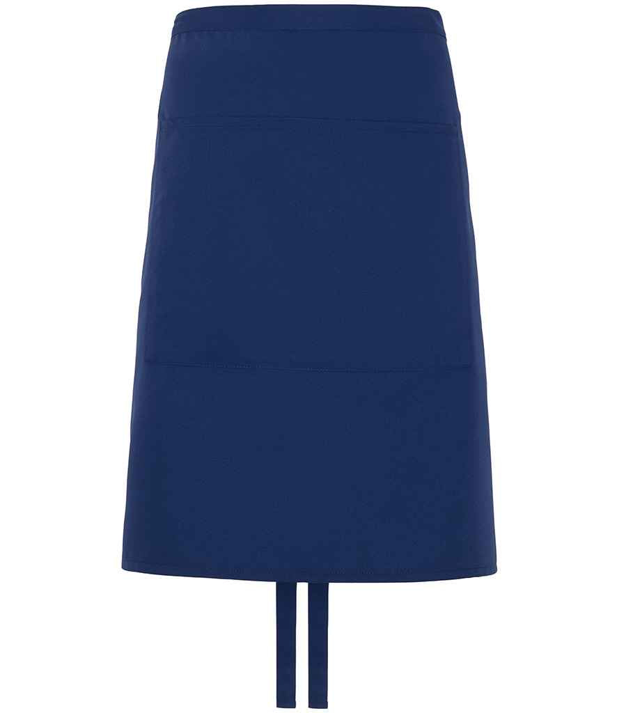 Dennys Polyester Waist Apron with Pocket - Navy