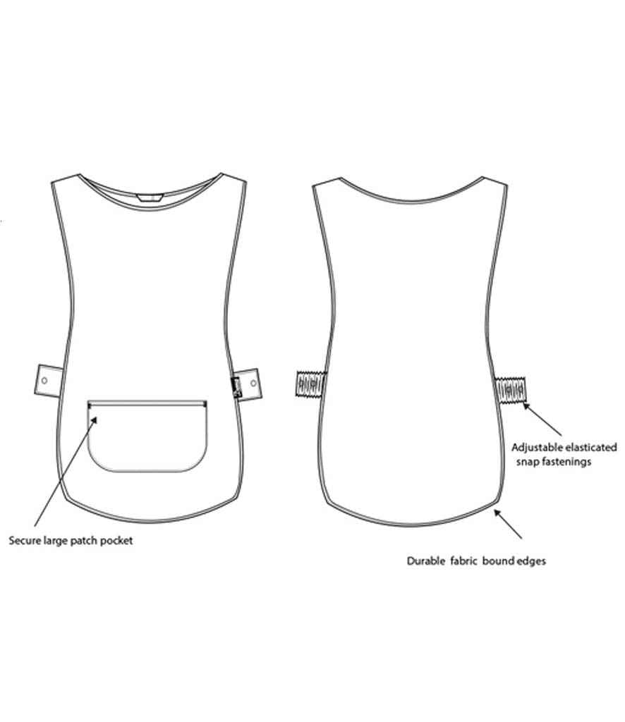 Dennys Tabard with Pocket - Black