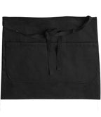 Dennys Bar Apron with Pocket - Black