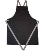 Dennys Cross Back Apron - Black