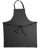 Dennys Stripe Bib Apron - Navy/White