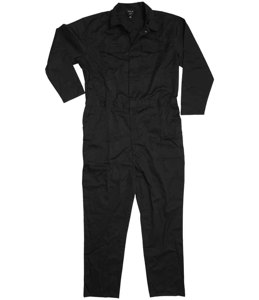 Warrior Stud Front Coverall - Black