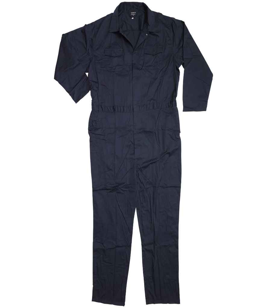 Warrior Stud Front Coverall - Navy