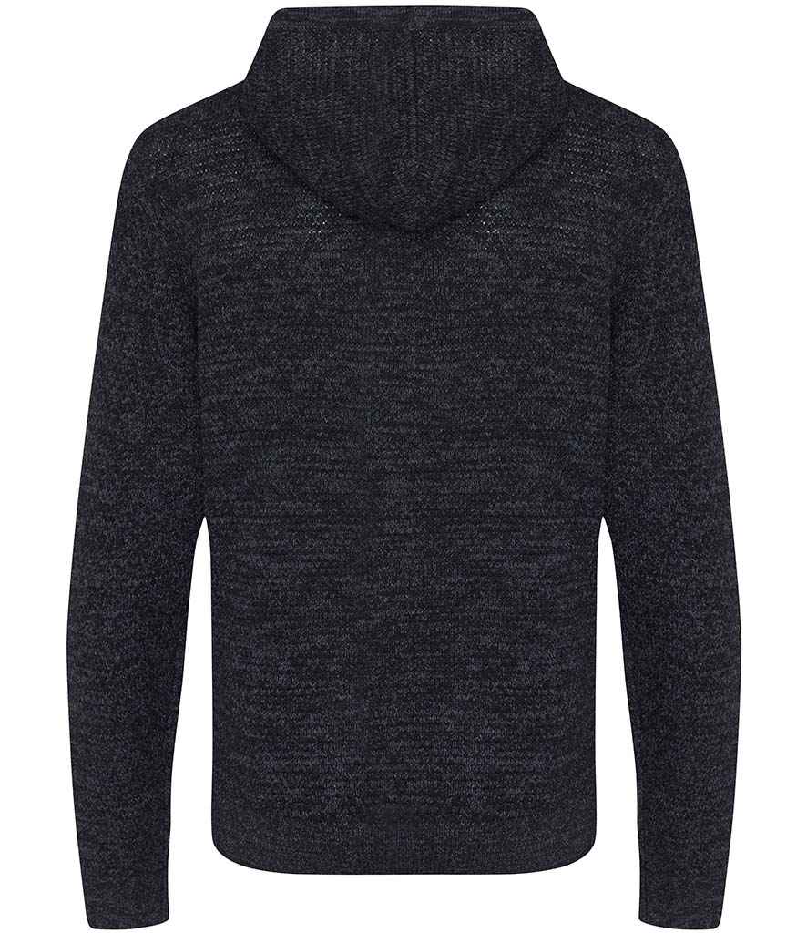 Ecologie Unisex Iguazu Sustainable Knitted Hoodie - Charcoal/Black