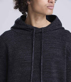 Ecologie Unisex Iguazu Sustainable Knitted Hoodie - Charcoal/Black