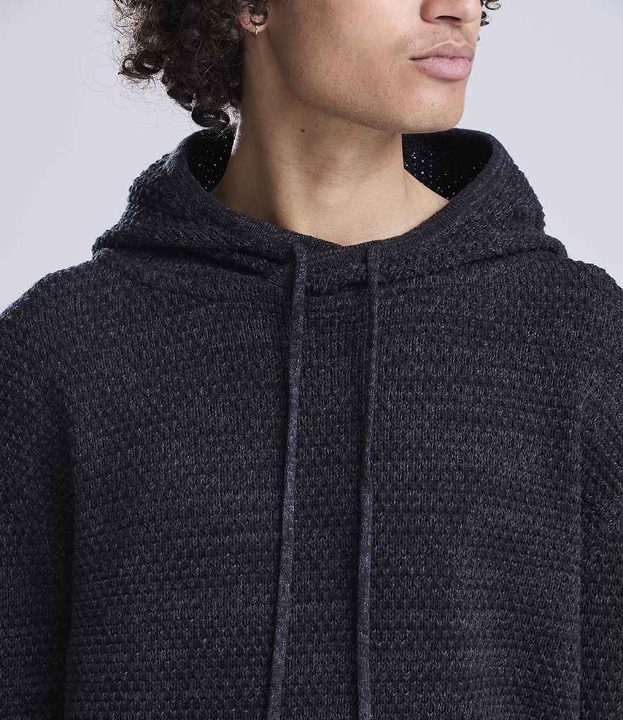 Ecologie Unisex Iguazu Sustainable Knitted Hoodie - Charcoal/Black
