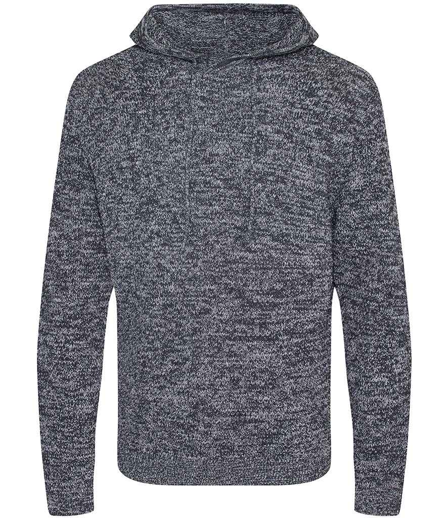 Ecologie Unisex Iguazu Sustainable Knitted Hoodie - Heather Grey/Charcoal