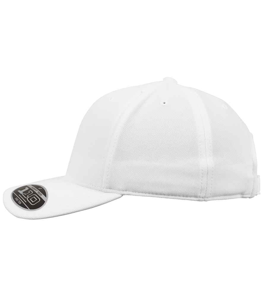 Flexfit Cool and Dry Mini Piqué Cap - White