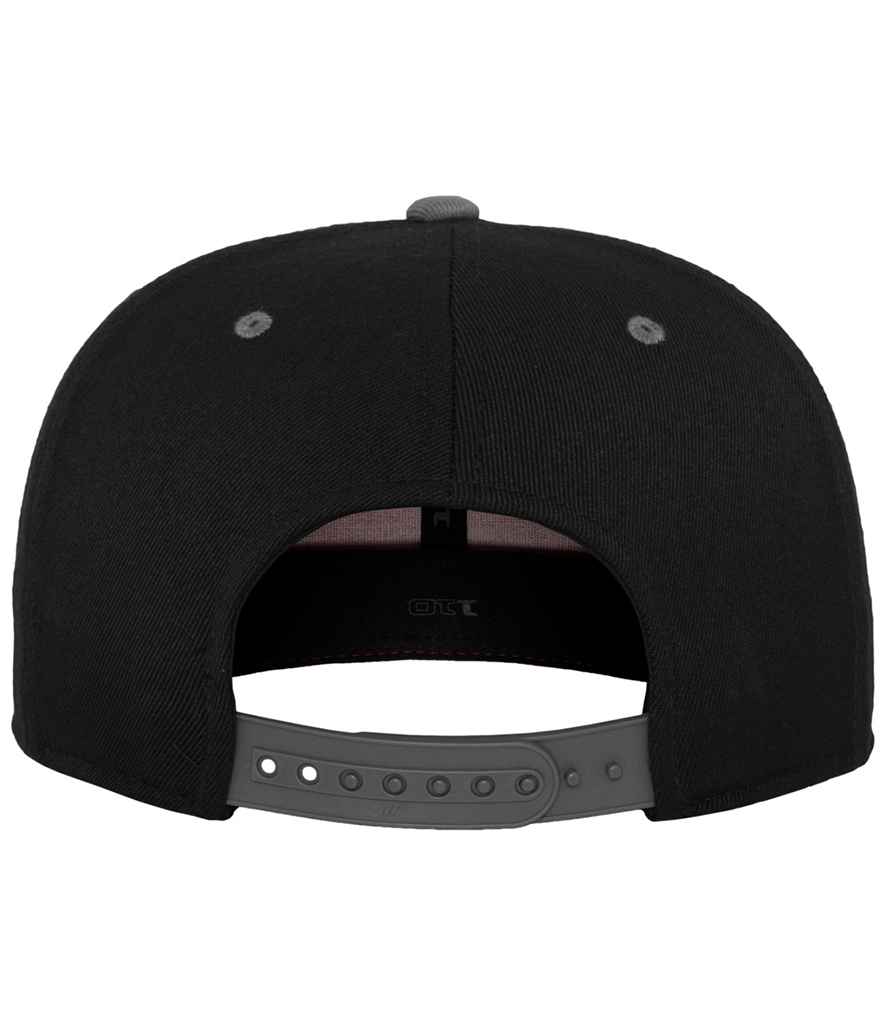 Flexfit Fitted Snapback Cap - Black/Grey