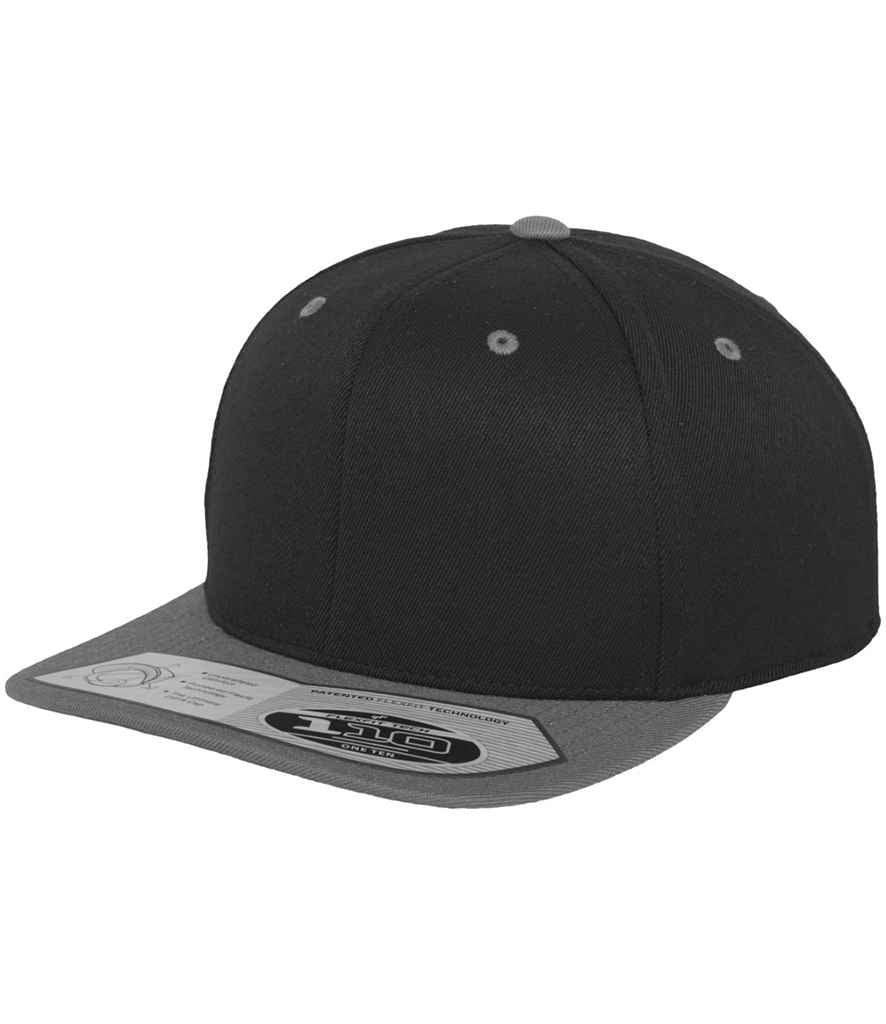 Flexfit Fitted Snapback Cap - Black/Grey