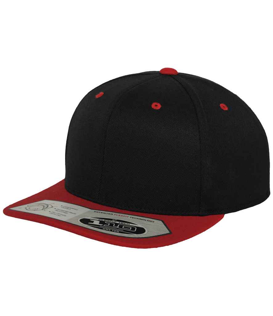 Flexfit Fitted Snapback Cap - Black/Red