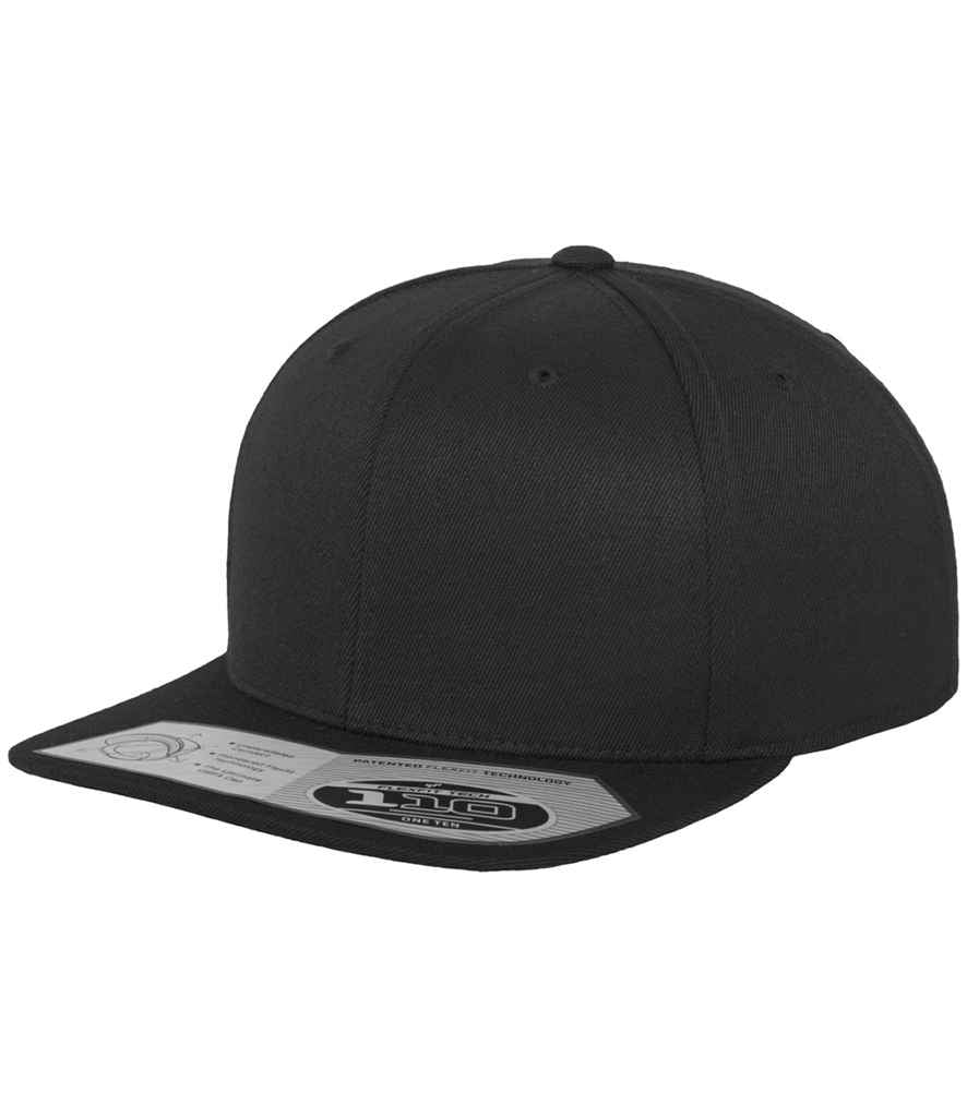 Flexfit Fitted Snapback Cap - Black