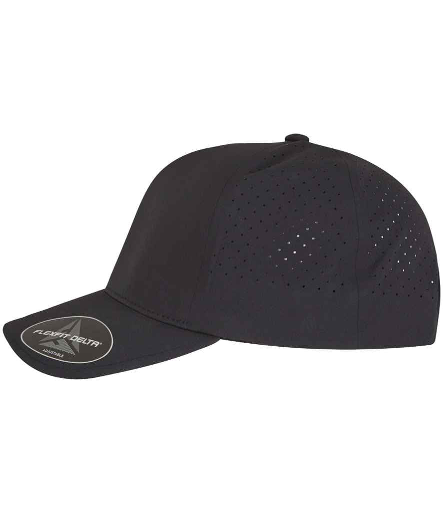 Flexfit Delta® Snapback Cap - Black