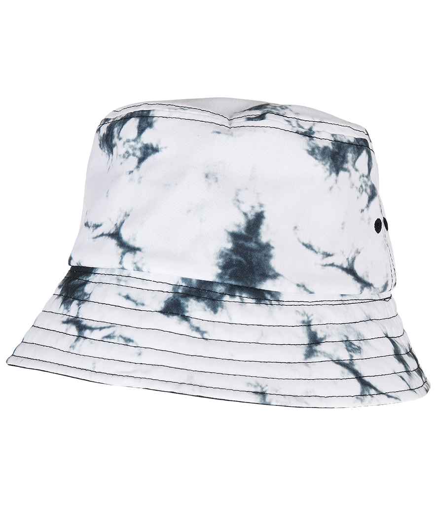 Flexfit Batik Dye Reversible Bucket Hat - Black/White