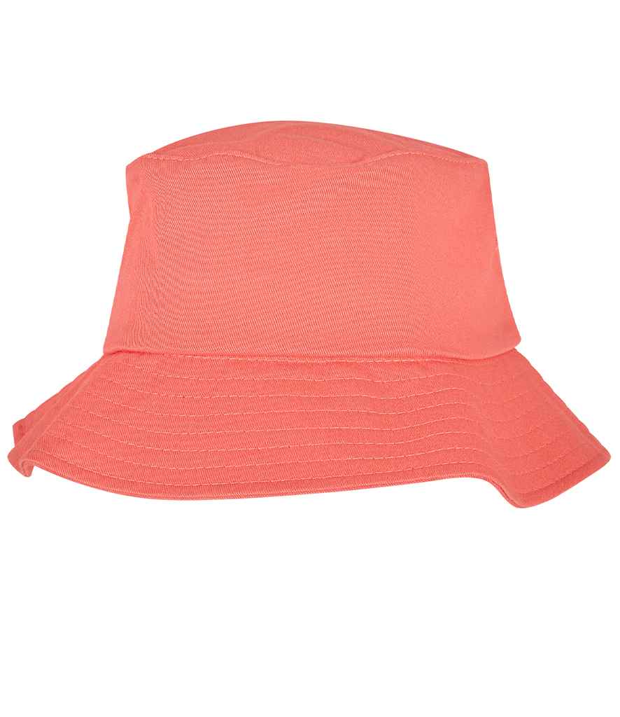 Flexfit Cotton Twill Bucket Hat - Spiced Coral