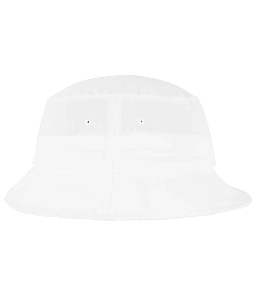 Flexfit Cotton Twill Bucket Hat - White