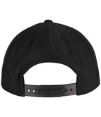 Flexfit 5 Panel Premium Curved Snapback - Black