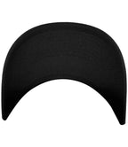 Flexfit 5 Panel Premium Curved Snapback - Black