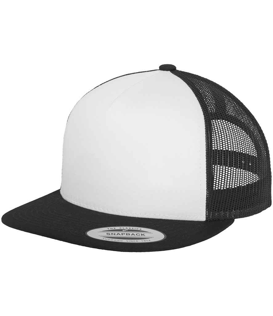 Flexfit Contrast Trucker Cap - Black/White