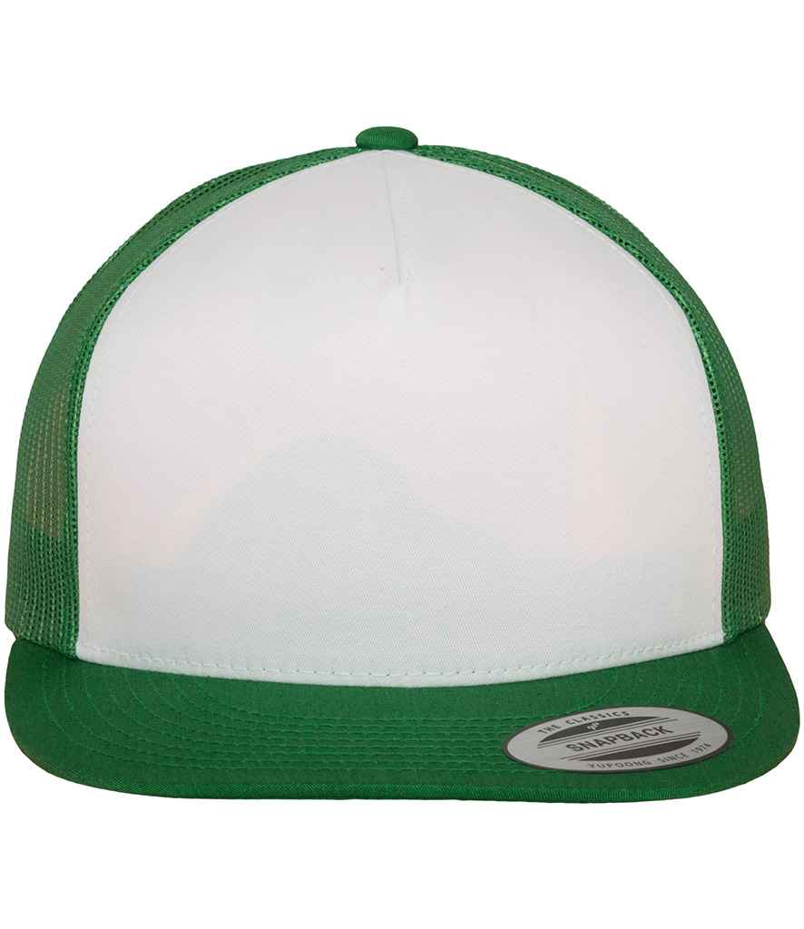 Flexfit Contrast Trucker Cap - Kelly Green/White