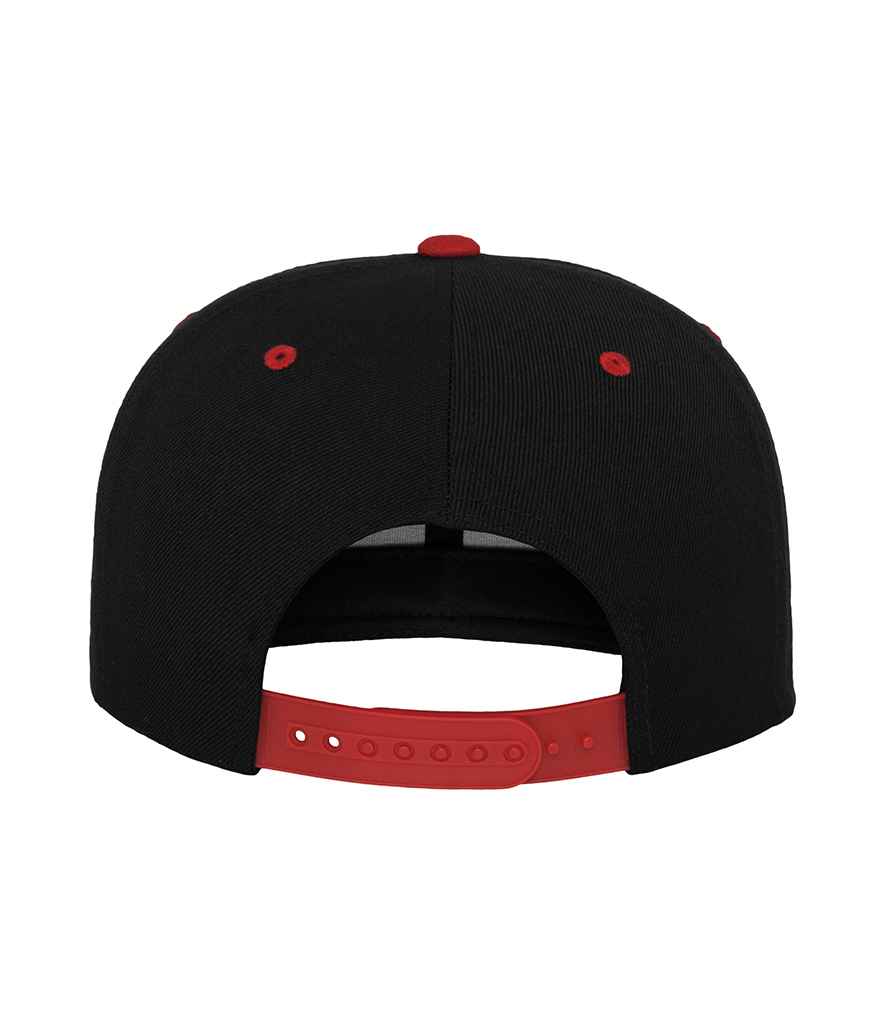Flexfit Two Tone Classic Snapback Cap - Black/Red