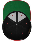 Flexfit Two Tone Classic Snapback Cap - Black/Red