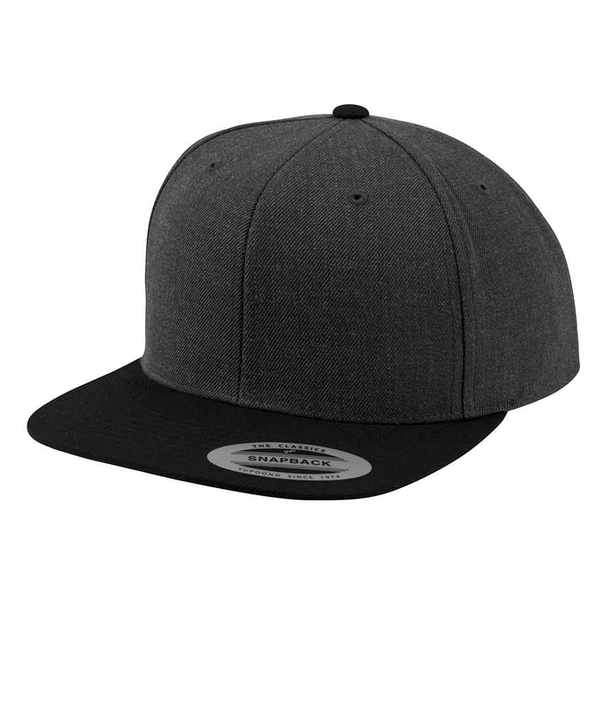 Flexfit Two Tone Classic Snapback Cap - Charcoal/Black